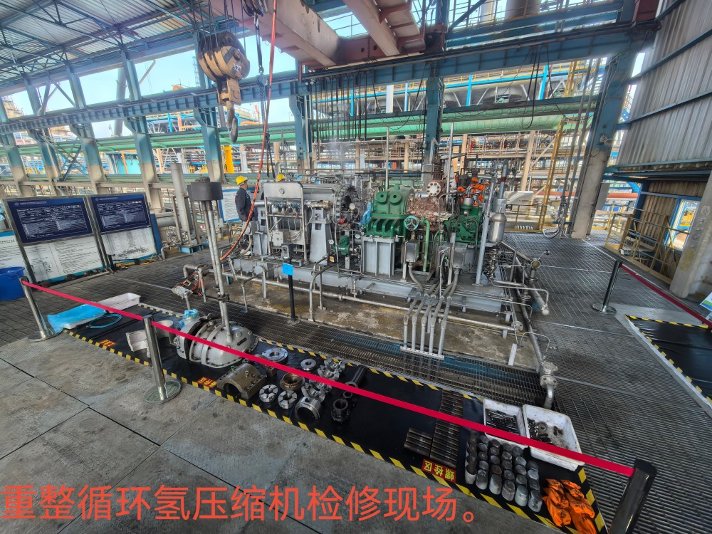 杭汽+沈鼓循环氢压缩机检修
